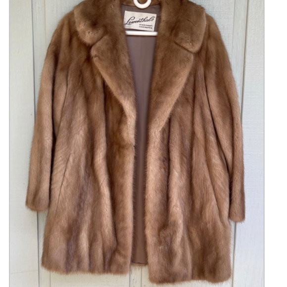 1960s Lowenthal’s Ranch Mink Coat, Car Coat Length - Picture 1 of 4
